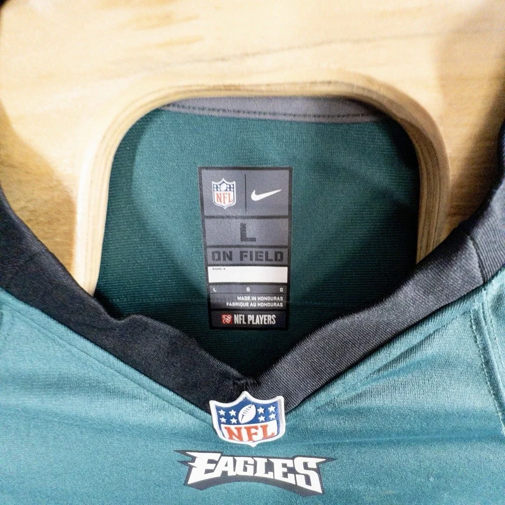 Nike On Field Philadelphia Eagles Carson Wentz Jersey Mens‎ Large NFL Football